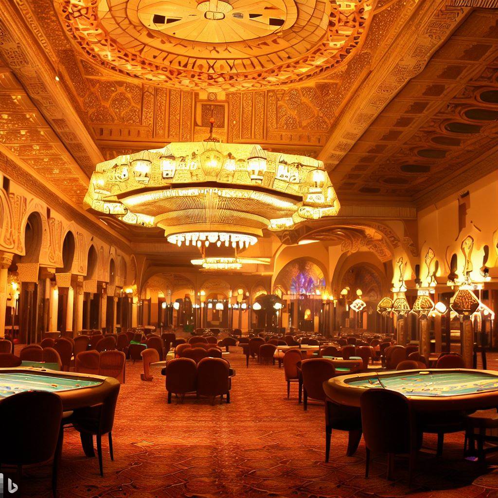 Inside Morocco casino